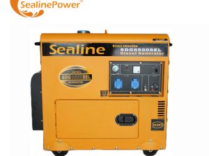Single Cylinder Air-Cooled 5Kw Silent Type Diesel Generator For Home Use
