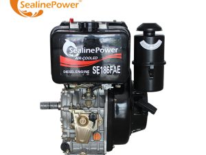 10Hp Air-Cooled Single Cylinder Diesel Engine Se186Fa(E) Strong Boat Power