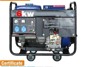 Power Open Type Diesel Generator 3Kw 5Kw 6Kw 7Kw 8Kw 10Kw 11Kw 12Kw 13Kw Air Cooler 110V/220V/380V Rated Voltage Affordable