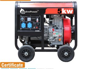 Portable Factory Cheap Price High Efficiency 3Kw 5Kw/5Kva 6Kw 8Kw 10Kw Air-Cooling Open Diesel Generator