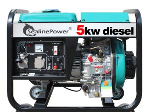 5Kw 5.5Kw Portable Open Typet Diesel Generator 186Fa Diesel Engine